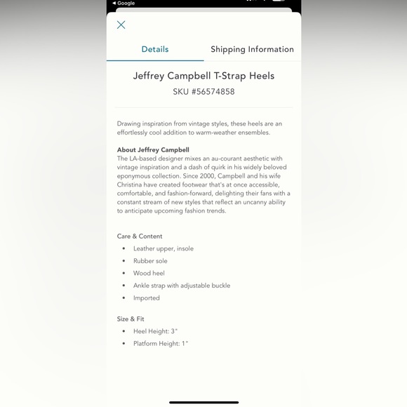 Jeffrey Campbell t-strap clog - Picture 8 of 8